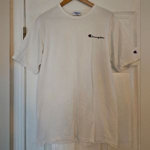 Champion Men's White T-shirt Size Large